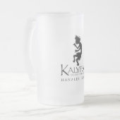 Kalypso Kane Logo in Black Matglas Bierpul (Voorkant links)