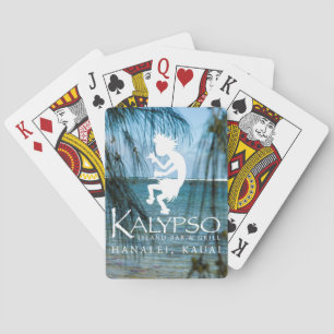 Kalypso Kane Logo in White Speelkaarten