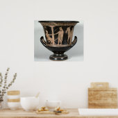 Kalyxkrater met rode figuur poster (Keuken)