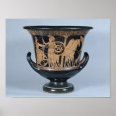Kalyxkrater met rode figuur poster (Voorkant)