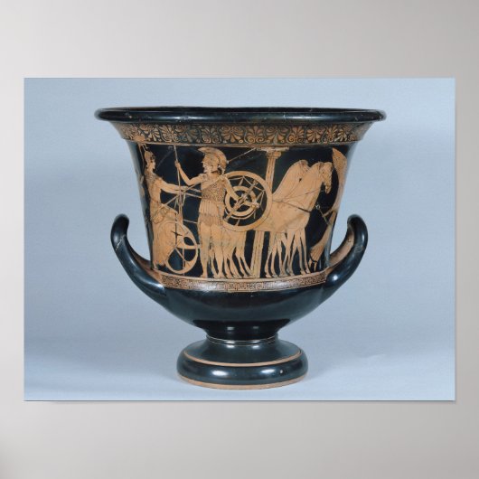 Kalyxkrater met rode figuur poster (Voorkant)