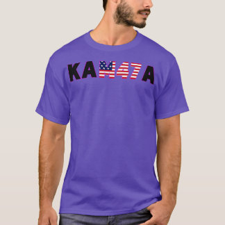 KAM47A Roze Patriottisch Front TShirt
