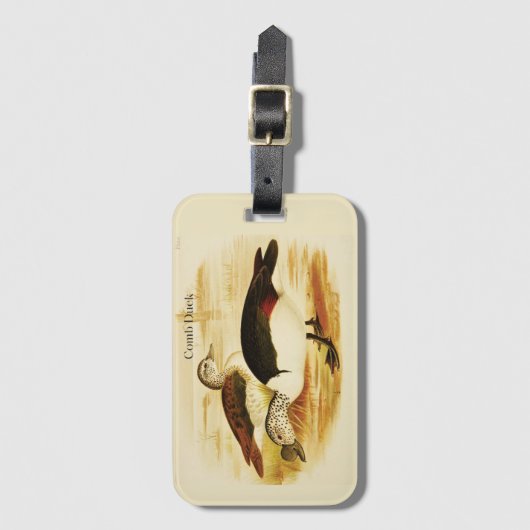 Kam-eend Bagage Label (Voorkant (verticaal))
