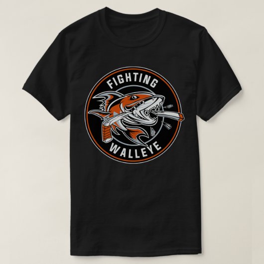 Kam River Fighting Walleye T-shirt (Design voorkant)