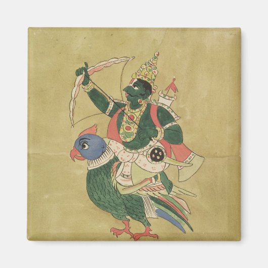 Kama, God van Liefde, 18e tot 19e eeuw Magneet (Voorkant)