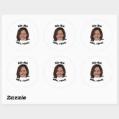 KAMA-HELL YEAH KAMALA HARRIS 2020 RONDE STICKER (Vel)