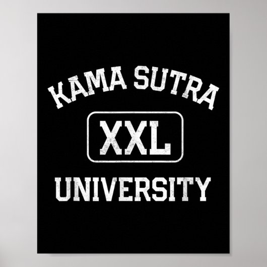 Kama Sutra University Make Love Not War Yin Yang C Poster (Voorkant)