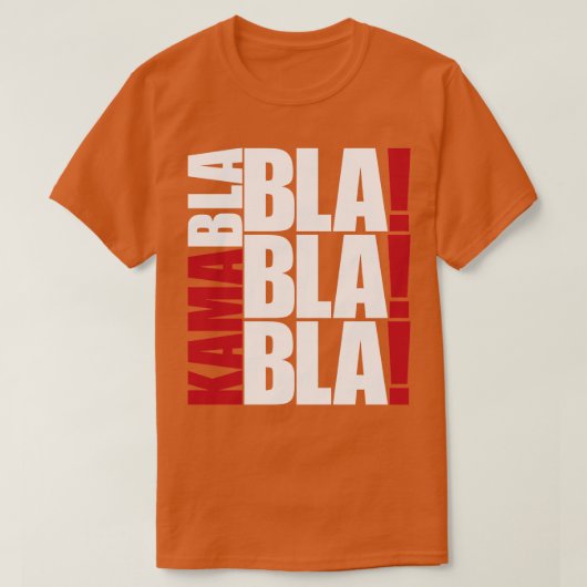 Kamabla Blah Blah Verkiezingen 2024 T-shirt (Design voorkant)