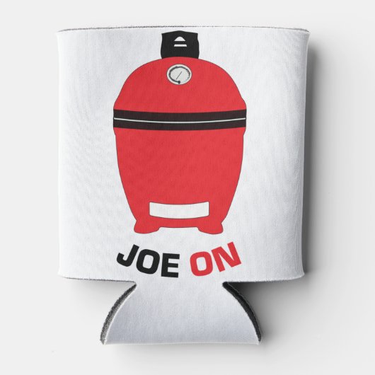 Kamado 'Joe ON' Red BBQ Grilling Low en Slow T-Sh Blikjeskoeler (Voorkant)