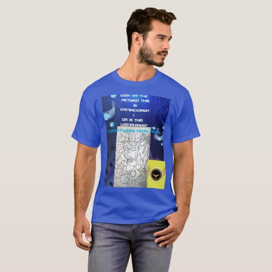 Kamakihyawa Masker Noons T-shirt (Voorkant volledig)