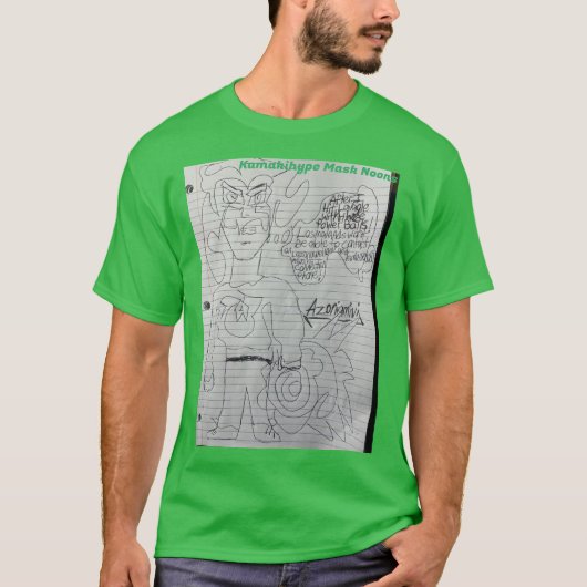 Kamakihype Masker Noons T-shirt (Voorkant)
