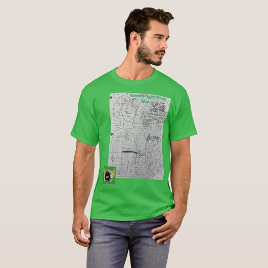 Kamakihype Masker Noons T-shirt (Voorkant volledig)