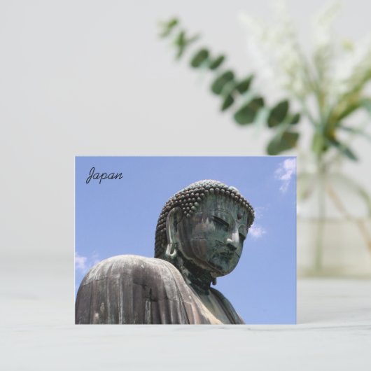 kamakura buddha briefkaart (Staand voorkant)