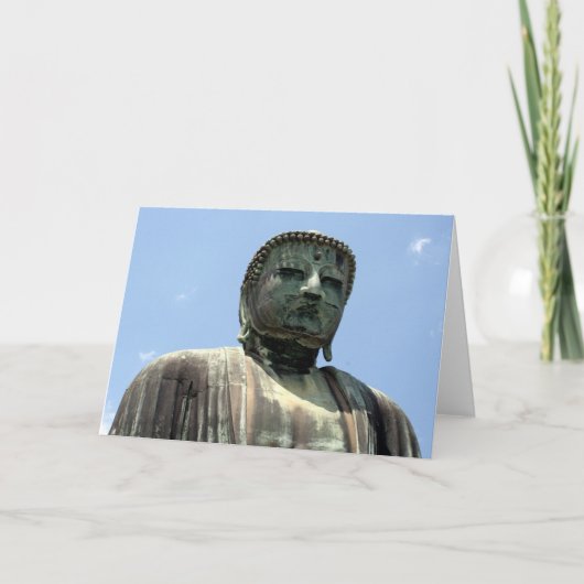 kamakura buddha-standbeeld kaart (Voorkant)