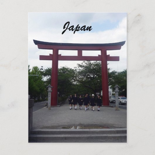 kamakura torii gate briefkaart (Voorkant)