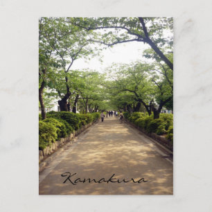 kamakura-wandeling briefkaart