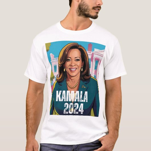 KAMAL HARRIS 2024 T-SHIRT (Voorkant)