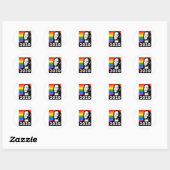 KAMALA 2020 PRIDE POSTER RONDE STICKER (Vel)