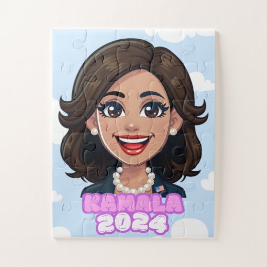 KAMALA 2020 PUZZEL IK MAKKELIJK PUZZEL LEGPUZZEL (Verticaal)