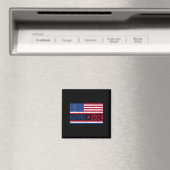Kamala 2024 Amerikaanse Vlag Magneet (Insitu (Vaatwasser))