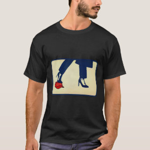 Kamala 2024 Anti Mega hoge hakken Stap op rood Pet T-shirt