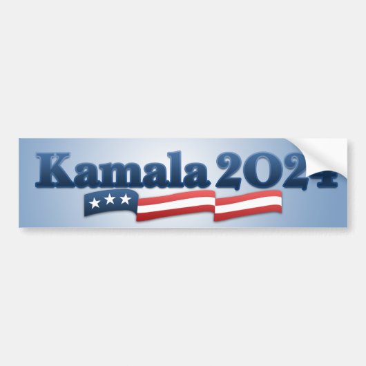 Kamala 2024 bumpersticker (Voorkant)