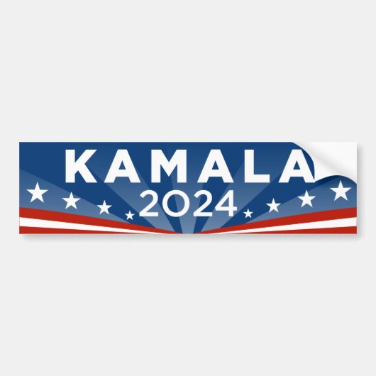 Kamala 2024 bumpersticker (Voorkant)