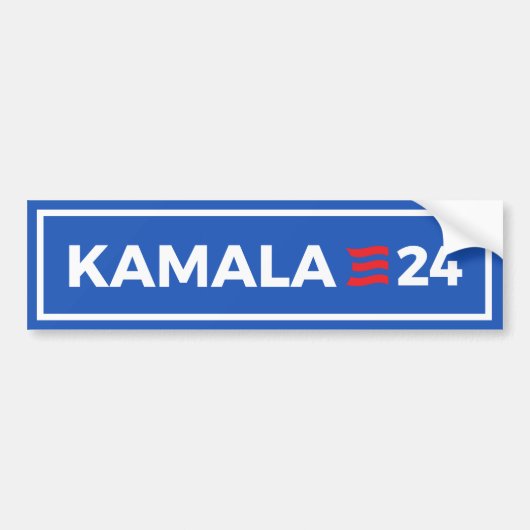 KAMALA 2024 BUMPERSTICKER (Voorkant)