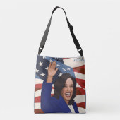 Kamala 2024 crossbody tas (Achterkant)