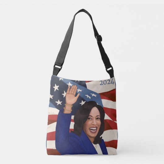 Kamala 2024 crossbody tas (Voorkant)
