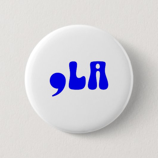 Kamala 2024 Grappig Comma La Harris 2024 Ronde Button 5,7 Cm (Voorkant)