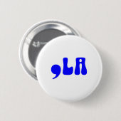 Kamala 2024 Grappig Comma La Harris 2024 Ronde Button 5,7 Cm (Voorkant /achterkant)