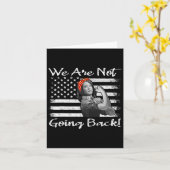 Kamala 2024 Harris Rosie De Riveter We Are Not Go Kaart (Gele Bloem)