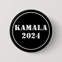 Kamala 2024 Helder Blauw & Wit