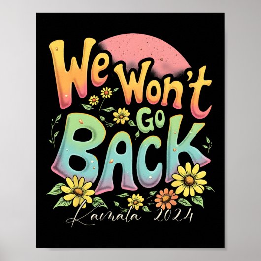 Kamala 2024 Kamala Harris Verkiezing D Poster (Voorkant)
