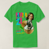 Kamala 2024 Kokosnootboom T-shirt (Design voorkant)