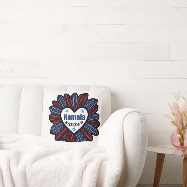 Kamala 2024 kussen (Bank)