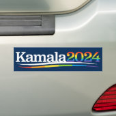 Kamala 2024 LGBTQ Bumpersticker (Op auto)