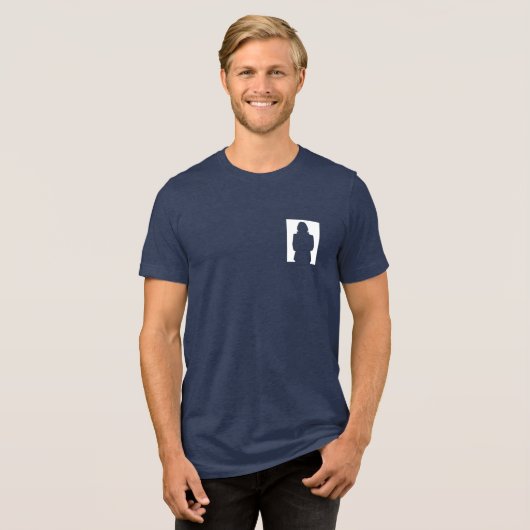 Kamala 2024 Modern Design Tri-Blend Shirt (Voorkant volledig)