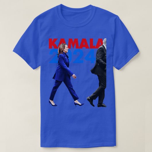 Kamala 2024 passeert de fakkel t-shirt (Design voorkant)