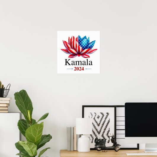 Kamala 2024 - poster (Thuiskantoor)
