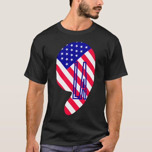 Kamala 2024 President Comma La Retro flog Mannen m T-shirt (Voorkant)