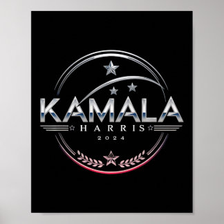 Kamala 2024 President Verkiezingscampagne Stem Dem Poster