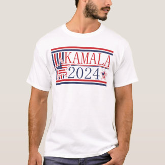 Kamala 2024, presidentskandidaat t-shirt