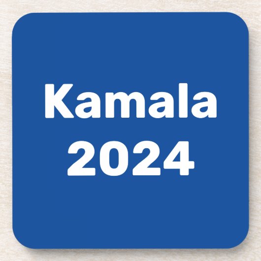 Kamala 2024 presidentsverkiezingen bier onderzetter (Voorkant)
