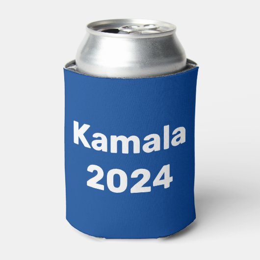 Kamala 2024 presidentsverkiezingen blikjeskoeler (Blikje Voorkant)