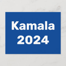 Kamala 2024 presidentsverkiezingen briefkaart