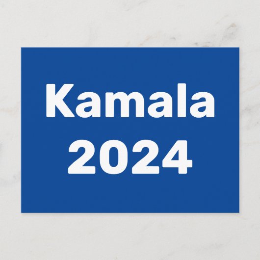 Kamala 2024 presidentsverkiezingen briefkaart (Voorkant)