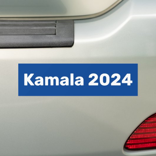 Kamala 2024 presidentsverkiezingen bumpersticker (Op auto)