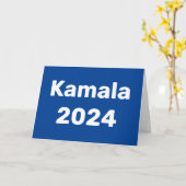 Kamala 2024 presidentsverkiezingen kaart (Gele Bloem)